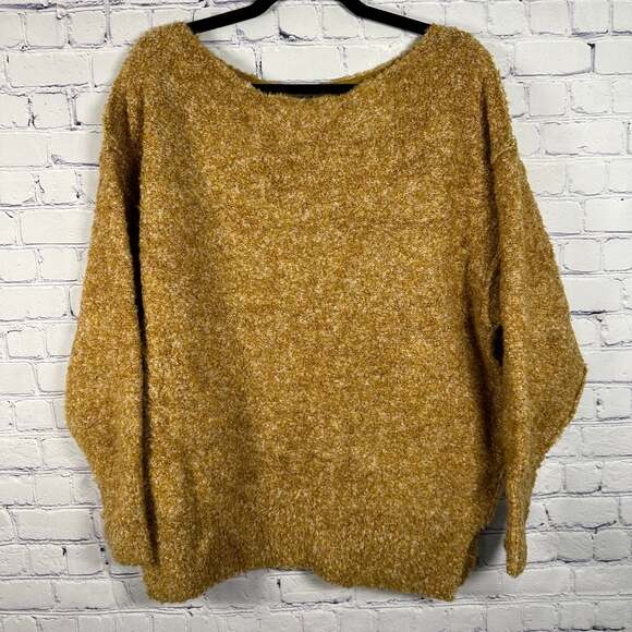 Free People Sweaters - Free People Moira Wool-Blend Slouchy Tunic Sweater in Honeycomb Size XS